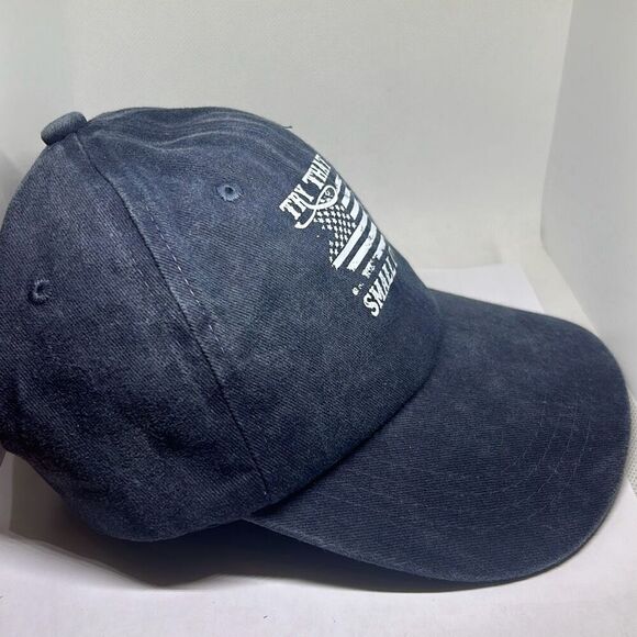 “Try That in a Small Town” Baseball Cap – Adjustable Dad Hat - Picture 3 of 5